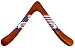 Aspen Wooden Boomerangs - Great for kids 8-18! Real Right Handed Boomerangs for even beginner Boomerang Throwing. For low to moderate wind conditions.