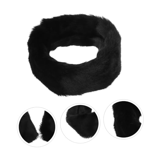 Didiseaon Warm Winter Scarf Fashionable Plush Fleece Neck Warmer Women's Riding Neck Warmer for Seasons2