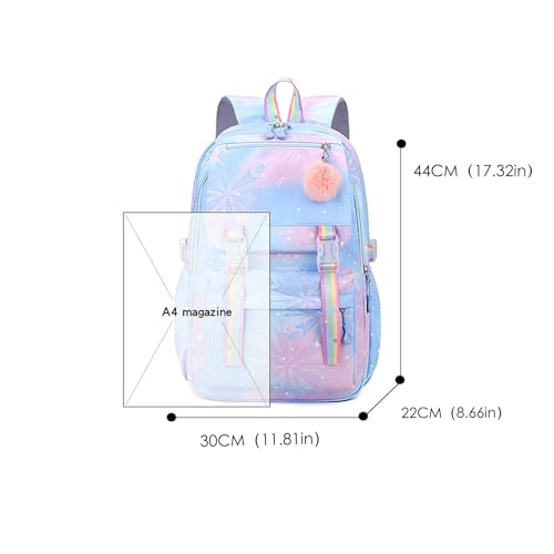 Bolsas escolares Stitch para meninas – Mochila fofa e durável para meninas de 10 anos, mochila escol