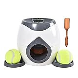 Yunanun Durable Automatic Feeder Indoor Outdoor Puppy Ball Throw Device Dog Training Toy Food Reward...