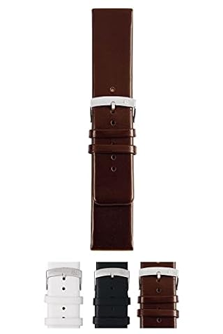 Morellato Bransoletka skórzana do zegarka unisex LARGE brązowa 20 mm A01X3076875032CR28