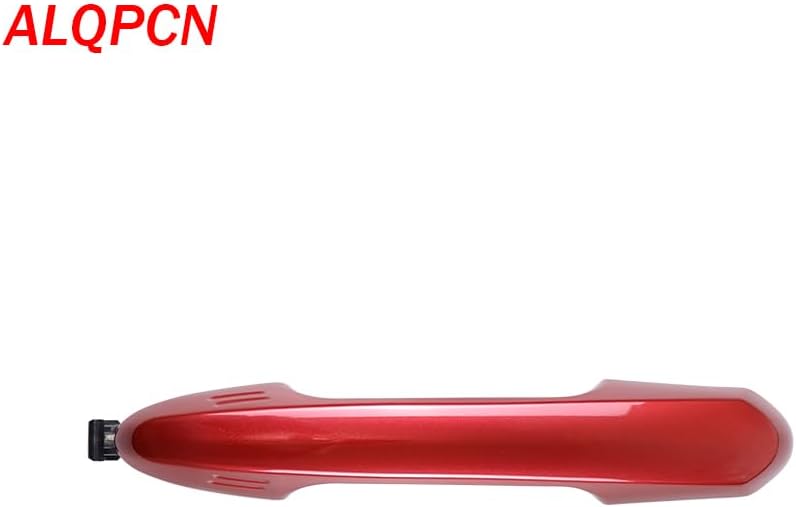 Red 1 Lot Exterior Door Handle Compatible with Toyota RAV4 Highlander Sienna 2019-2024 Without Keyless Entry