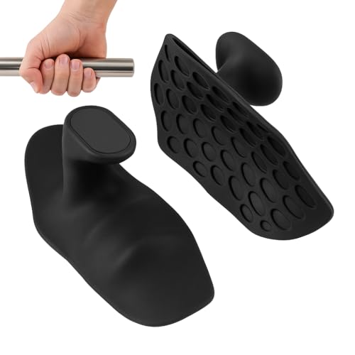 MDM HUB Workout Grip Pads Ergonomic Hand Grip Strengthener with Quick-Release Mechanism, Suction Cup Design, Multicolor