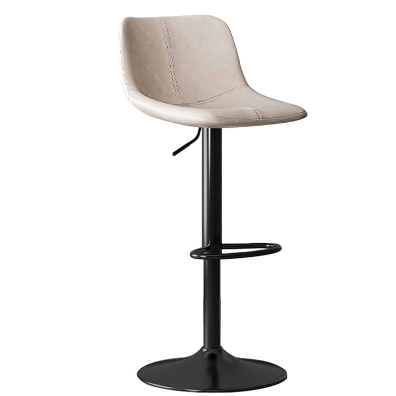 Bar Stools Modern Adjustable Counter Swivel BarStools Breakfast Stools with Back and Footrest Dining Chairs for Bar Kitchen Dining Room