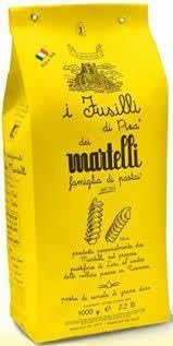Fusilli Martelli – Pasta artesanal de sémola de trigo duro, 1 kg, trefilada de bronce, secado lento, fabricada en Toscana
