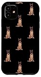 Coque pour iPhone 11 Chien Malinoi belge noir