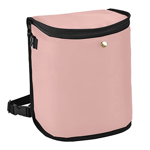 Image of Wudan Small Car Trash Can Rose Gold Accessories for Garbage Storage Organizer with Lid Waterproof Portable Auto and Truck Interior Seat Bin
