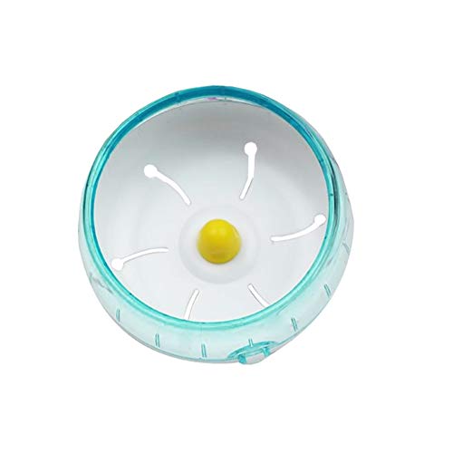 Uranusin 12cm Hámster Bola del Ejercicio De La Rueda del Ejercicio Silencioso Spinner Spinner Ejecución De Juguetes con Ruedas para Jerbos Ratones Guinea Pig Y Otro Animal Pequeño Color Al Azar 1PC
