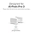 Ringke Onyx Magnetic for AirPods Pro 3 Case [Compatible with MagSafe] Oil & Dirt Resistant Feels Good in The Hand Non-Slip Lightweight Cover with Carabiner - Black