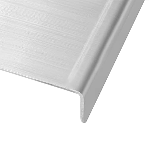 Tabla de cortar acero inoxidable 27.6x19.7 pulg rectangular miniatura 5