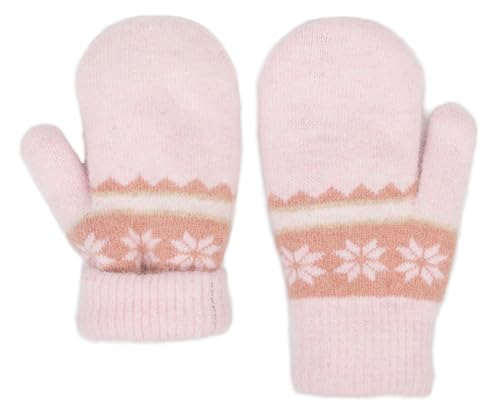 Kids Winter Gloves Knitted Mittens Warm Outdoor Boys Girls Cold Weather Thermal Snow Glove 6-12 Years4