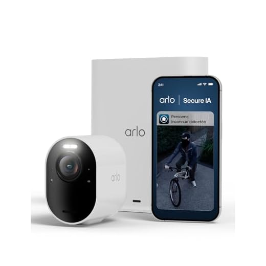 Arlo Ultra 3 Caméra de Surveillance WiFi Extérieure sans Fil 4K, Détection par IA, Vision Nocturne Couleur, Audio bidirectionnel, Compatible avec Alexa, Essai Arlo Secure Inclus, 1 Caméra + Smarthub