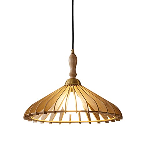 Suspension rotin haut de gamme luminaire fait main noyer