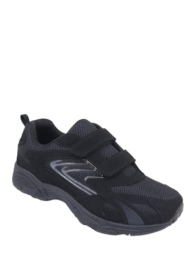 Chums Ladies Touch and Close Wide EE Fit Trainer with Cushioned Ankle Collar, Adjustable Touch Fastening & Sturdy Outdoor Sole