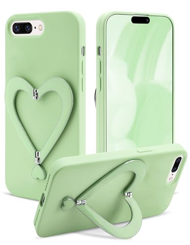 Jusy iPhone 7 Plus/8 PluspP[XAL[gȃn[g3Dn[gX^hXtBbgt̃VR\tgh~}CNt@Co[nϏՌیdbJo[AK[[pP[X-O[