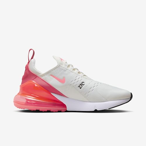 Nike Air Max 270 Women's Shoes (AH6789-122, Sail/Aster Pink/White/Hot Punch)3