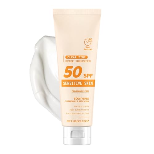 Baby Sun Cream SPF 50 | Kids Sunscreen for Sensitive Skin | Fragrance Free, Waterproof & Sweat-Proof | Mineral Sunscreen with Zinc Oxide & Aloe Vera | Holiday & Travel Essentials for Children