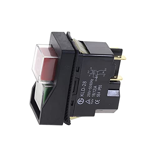 Interrupteur magnétique KLD28 4 broches 250V 16A étanche pour machines