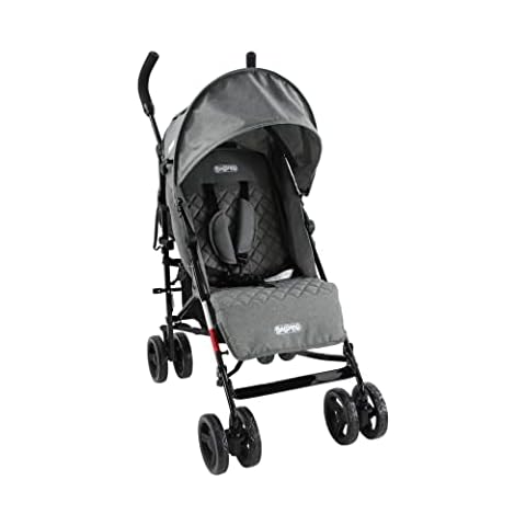 Babyco Arc 0+ Stroller Pram Pushchair-Grey Melange with Raincover Cover