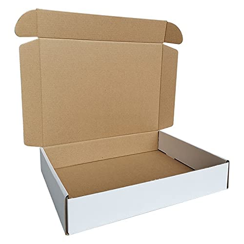 DCGPAC 3Ply White Corrugated Flat Box For Secure Packaging Shipping Cardboard Boxes, Self Tab Lock, Multipurpose Sturdy Packing Boxes, 8x5x1.5 Inch (Pack of 100) (B08RYNM2QG) Amazon Price History, Amazon Price Tracker