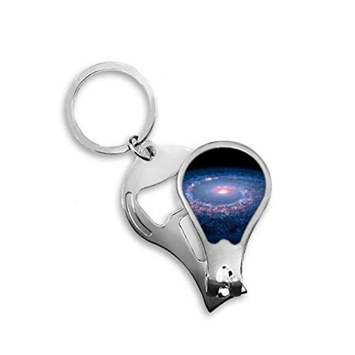 Clipper coupe-ongles nébuleuses blanc et blue planet pour manucure