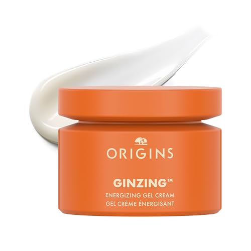 Origins GinZing Energizing Gel Cream | Face Moisturizer for Radiance and Glow | With Vitamin C Niacinamide Ginseng and Caffeine 2.5 Fl Oz