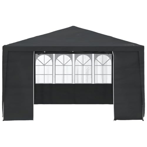vidaXL Partytent met zijwanden professioneel 90 g/m² 4x4 m groen - Afbeelding 4
