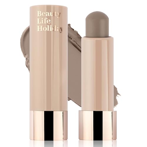 Cool Toned Creamy Contour Stick – Extra-Size Waterproof & Sweat-Proof Matte Bronzer for Fair Skin,...