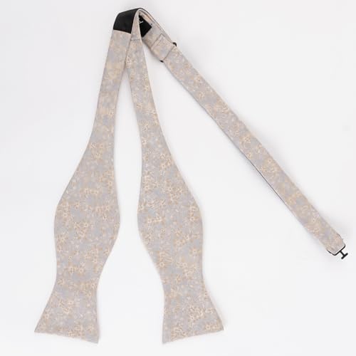 Image of Alizeal Mens 2pcs Floral Pattern Bow Tie Set