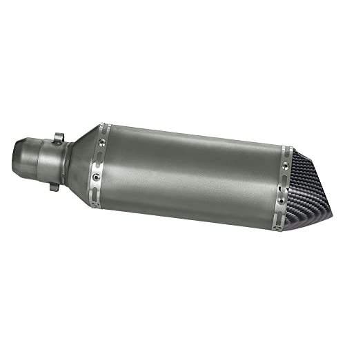 LOUJIN 38-51mm Cor de metal Pequena hexágono Fibra de carbono Cor Cauda oblíqua Reposição Silenciado