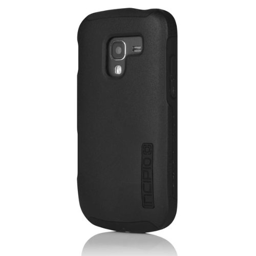 Incipio SA-280 SILICRYLIC DualPro ECO Case for Samsung Galaxy Exhilarate - 1 Pack - Retail Packaging - Dark Gray/Black