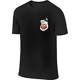 ONIAWO Action Bronson Men's Short-Sleeved T-Shirt Cotton Shirt Front and Back Printing 3X-Large Black