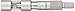 Mitutoyo 147-402 Wire Micrometer, Ratchet Stop, 0-0.4" Range, 0.0001" Graduation, +/-0.00015" Accuracy