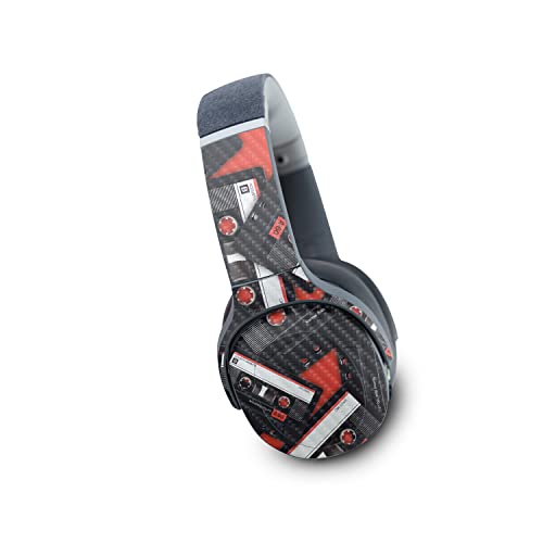 Image of MightySkins Carbon Fiber Skin Compatible with Skullcandy Crusher Evo Wireless - Mixtape | Protective, Durable Textured Carbon Fiber Finish | Easy to Apply | Made in The USA