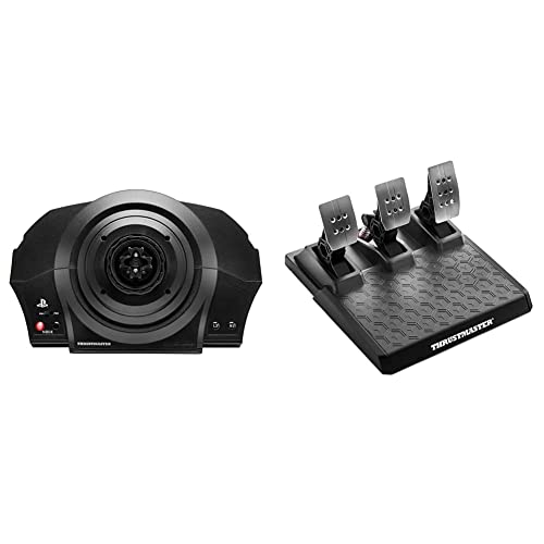 Thrustmaster T300 Servo Base (PS4, PS5, PC) + Thrustmaster T-3PM Racing Pedals (PS5, PS4, XBOX Series X/S, One, PC)
