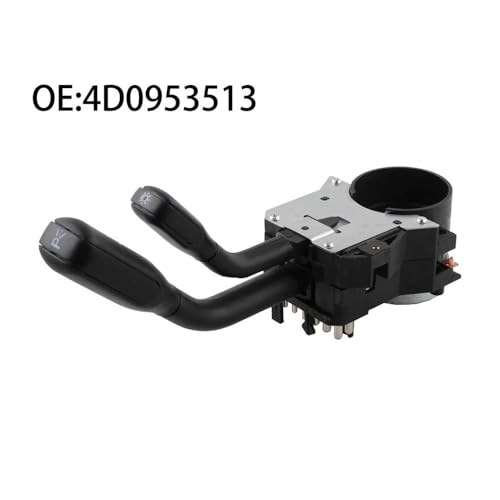 Interrupteur colonne direction avec commodo essuie-glace durable pour Audi 4D0953513