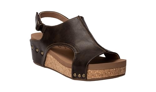 Image of Corkys Footwear Volta Wedge - Chic Elegance Meets All-Year Comfort with a 2-Inch Cork Heel and Marshmallow Insole for Stylish Everyday Wear and All-Day Comfort