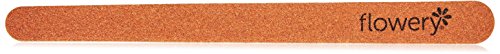 Flowery Wood Core Professional File Emery Board, 7 Inch, 40 Count