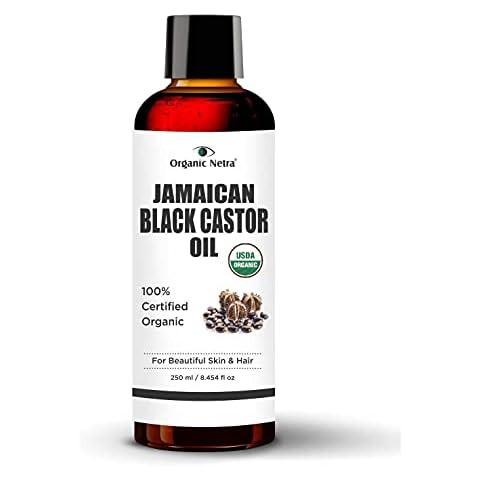 Organic Netra Jamaican Black Castor Oil for Hair and Skin Cover