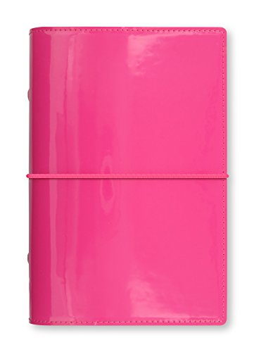Organizador de patentes Filofax Personal Domino rosa de tamaño compacto
