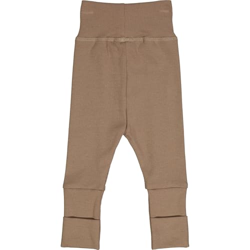 Organic Cotton Rib Pants with Foldable Feet | Warm & Stylish Baby Bottoms Pants with Adjustable Waistband, Elastic Waist2