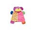 Ethical Pet Lil Spots Plush Blanket Toys for Small Dogs and Puppies, 7-Inch, Assorted