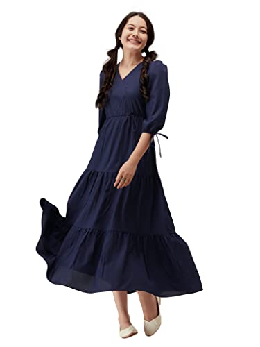 Image of AASK Women Fit and Flare Dress