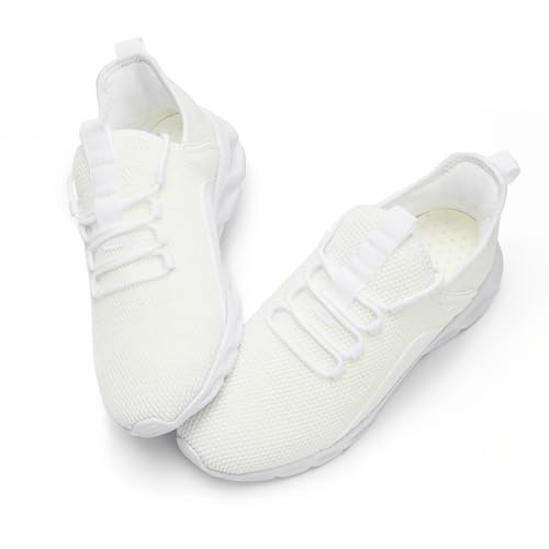 Image of DLWKIPV Womens Slip on Walking Tennis Shoes for Women Work Running Athletic Gym Sports Sneakers Lightweight Casual Shoe