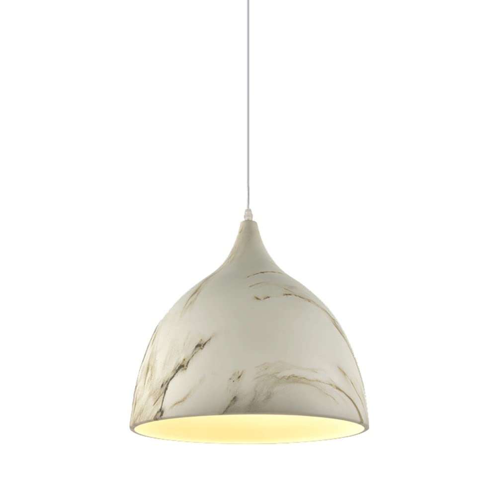 Lampe suspendue haut de gamme en métal effet bois pour décoration de plafond