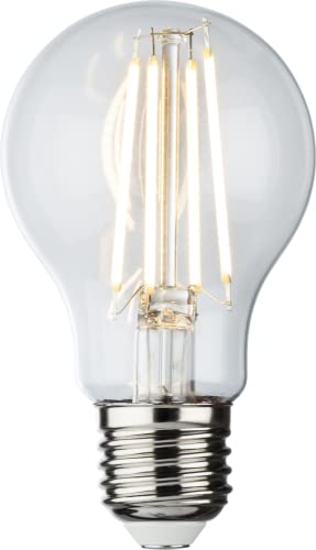 Knightsbridge 230V 8W LED ES Clear GLS Filament Lamp 2700K Dimmable