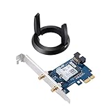 ASUS PCE-AC58BT - Tarjeta de Red Wi-Fi PCI-e 160 MHz AC2100 con Bluetooth 5.0 (Dual-Band, 2x2, MU-MIMO, WPA3)