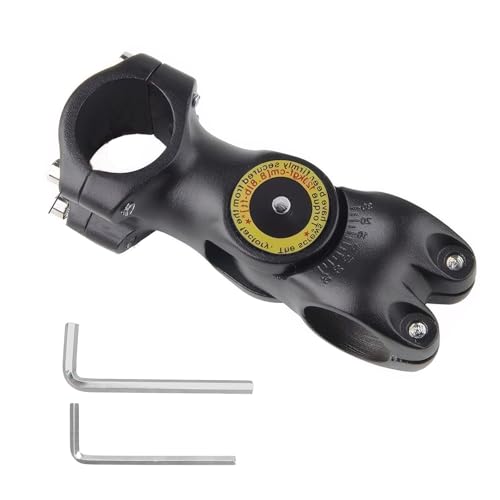 Vástago de Manillar, Potencia Bicicleta Carretera, Manillar Bicicleta Montaña Aleación De Aluminio, Bicicletas Potencias 0~30/60° Ajustable, Bicicleta Carretera Abrazadera Vástago (31 * 85mm)