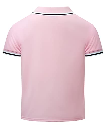 Boys Polo Shirt Childs Short Sleeve Golf Collared Shirts School Uniform Tennis Pique Shirts for Kids4