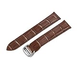 UNE MISE À NIVEAU POLYVALENTE POUR LES MONTRES DE MARQUE CORRESPONDANTES: Donnez un coup de jeune à votre montre préférée grâce à cet accessoire en cuir polyvalent. La combinaison d'un style classique et d'une fonction pratique en fait un bracelet de remplacement adapté aux situations formelles et décontractées, améliorant instantanément l'apparence de votre montre.